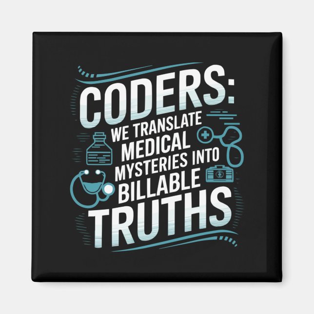 Imã Mens Medical Coder Job Profession Hospital (Frente)