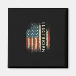Imã Mens Patriótico Eleicioso Oferece Bandeira America
