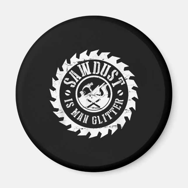 Imã Mens Sawdust É Um Carpinteiro De Madeira Que Funci (Frente)