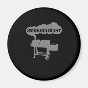 Imã Mens Smokeologista CHURRASCO Gelando Chef Fumante