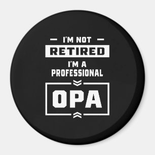 Imã Mens, sou um Presente profissional de Opa aposenta