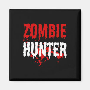 Imã Mens Zombie Hunter Scary Halloween