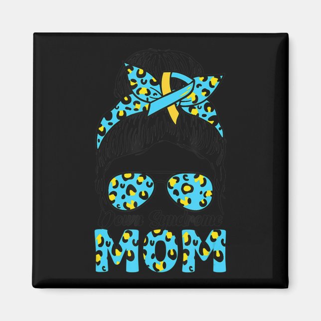 Imã Mensageiro Bun Sunglass Leopard Baixo Síndrome de  (Frente)