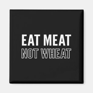 Imã Mensagem de Dieta de Keto Comida Motivada Não Trig
