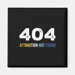 Imã Mensagem de erro 404 Attração Não Encontrou Engraç