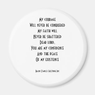 Imã mensagem de fé