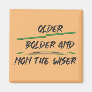 Imã Mensagem de piada sobre gráficos etários e palavra