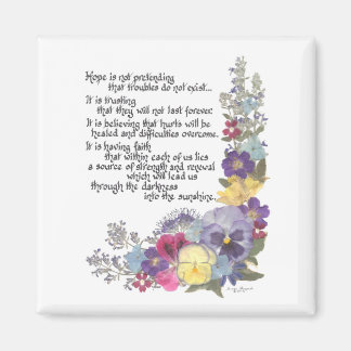 Imã Mensagem de presentes de esperança