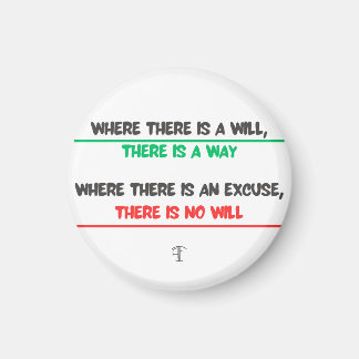 Imã Mensagem humorística, mas tão real: Onde há um wi