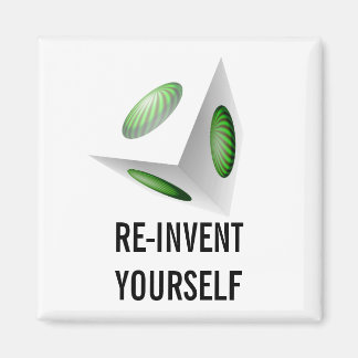 Imã Mensagem Motivacional Reinvente-se