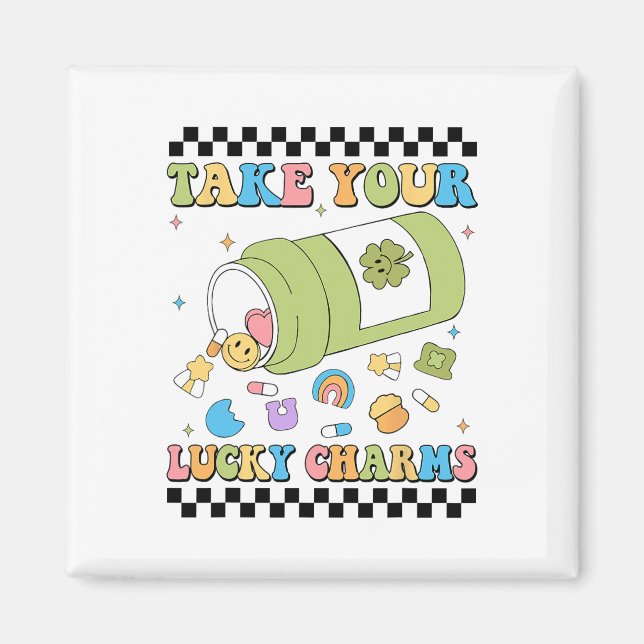 Imã Mental Awareness Take Your Lucky Charm Pills Healt (Frente)