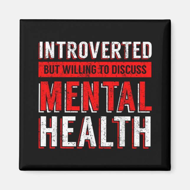 Imã Mental Health Awareness Depression  (Frente)