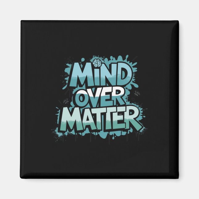 Imã Mental Health Awarness Minz Over Sticker (Frente)