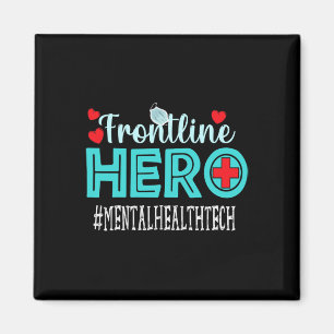 Imã Mental Health Tech Frontline Hero Trabalhadoras
