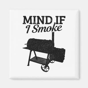 Imã Mente Se Fumar Churrasco Grelha Fumando Carne Engr