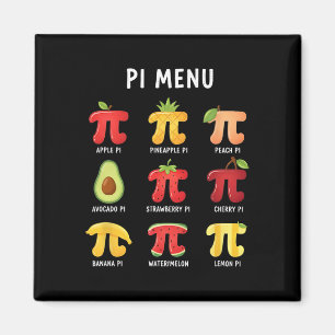 Imã Menu Pi 3,14 Símbolo de Número Pi Professor de Mat