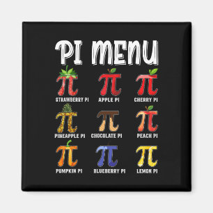 Imã Menu Pi Engraçado Pi 3.14 Matemático Do Menu Pie D