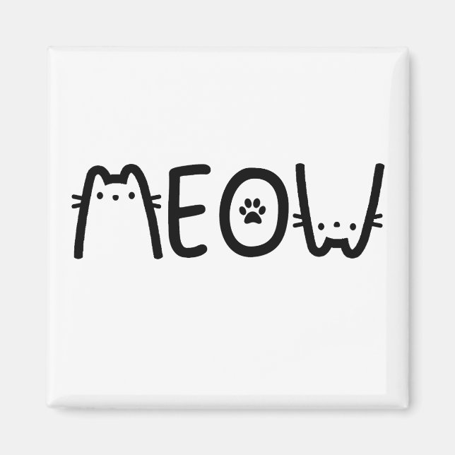 IMÃ MEOW CAT (Frente)