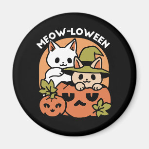 Imã Meow-Loew - Festivo Halloween Design