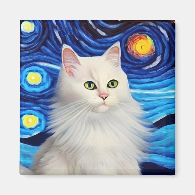 Imã Meow Magnet (Frente)