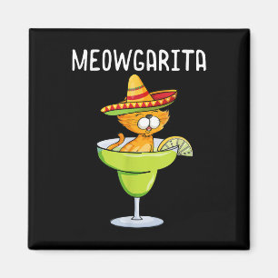 Imã Meowgarita - Cinco de Mayo Margarita Cat Lover