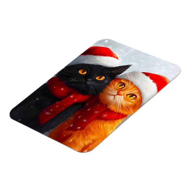 Ímã Meowy Christmas Winter Love (Left Side)