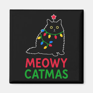 Imã Meowy Natal Felino