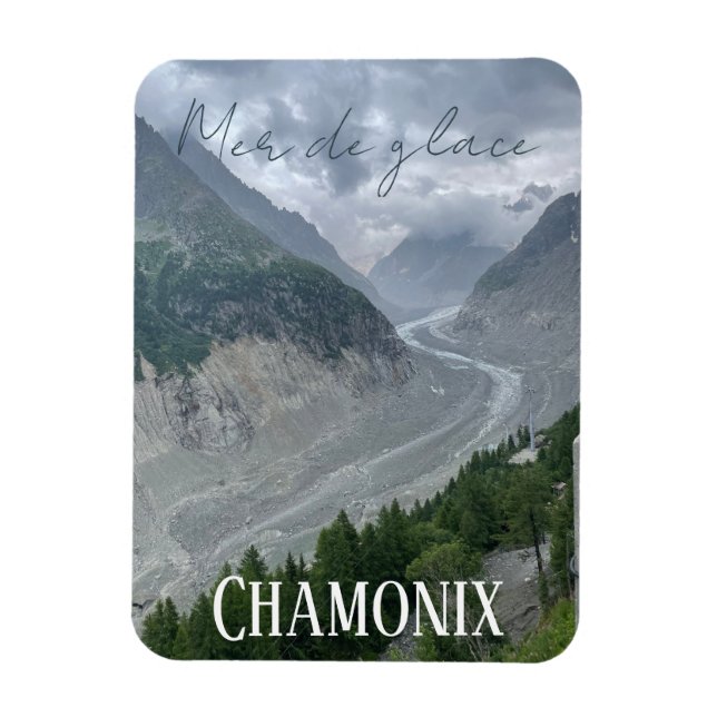 Ímã Mer de glacé, Chamonix, Mont Blanc, Alpes francese (Vertical)