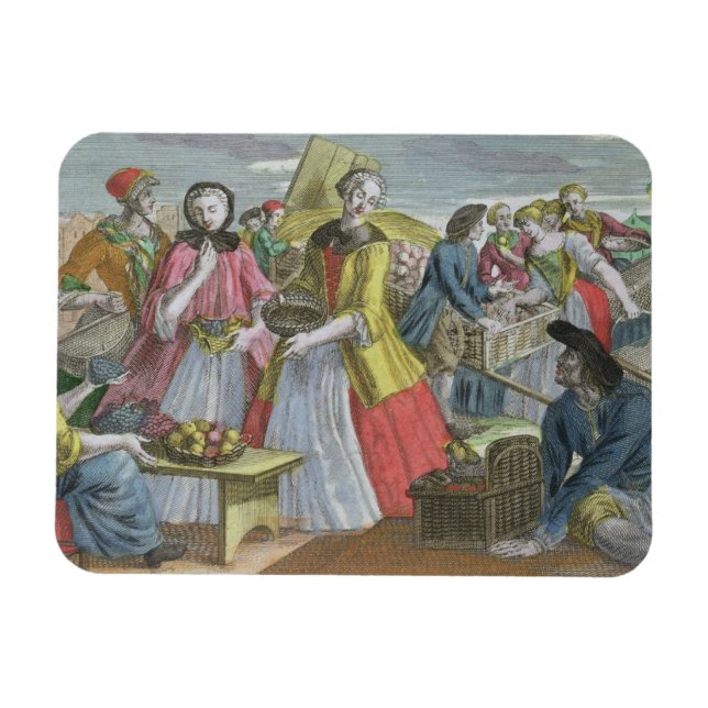 Ímã Mercado da Fruta (gravação colorida) (Horizontal)