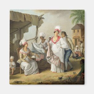Imã Mercado de linho, Roseau, Dominica, c.1780 (o óle