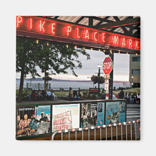 Imã mercado de lugar de pique Seattle