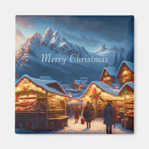 Imã Mercado de Natal nas montanhas - costume