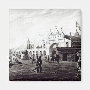 Imã Mercado, gravado por Daniel Havell 1820