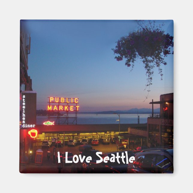 Imã Mercado Pike Place (Frente)