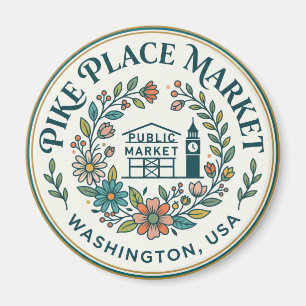 Imã Mercado Pike Place Washington
