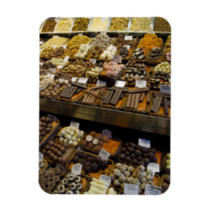 Ímã Mercat de Sant Josep, doces sortidos de chocolate