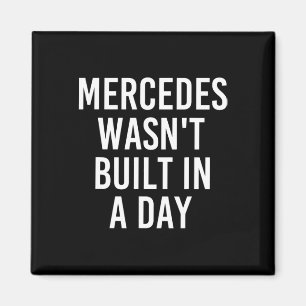 Imã Mercedes não foi construído em um dia, nome de ani