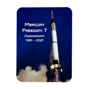Ímã Mercury Freedom 7 - 60º aniversário