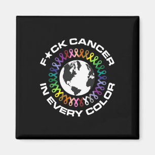 Imã Merde ao Câncer em Todas as Cores Dia Mundial do C