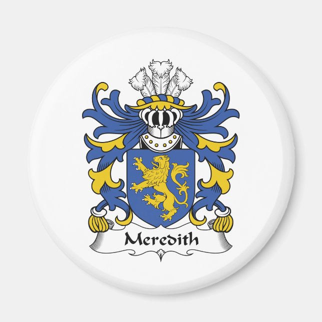 Imã Meredith Family Crest (Frente)