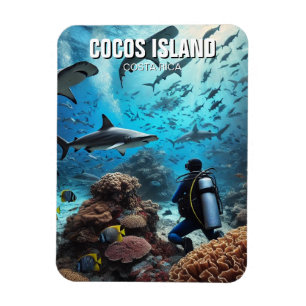 Ímã Mergos Island Scuba Diver