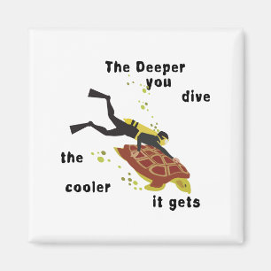 Imã MERGULHADOR engraçado