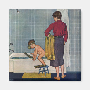 Imã Mergulhador na cuba