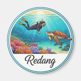 Imã Mergulhador Scuba na Malásia