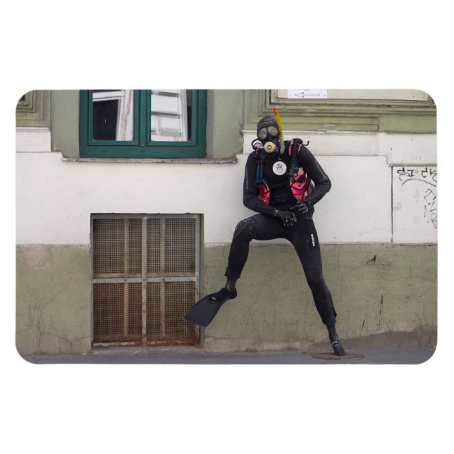 Ímã Mergulhador Seco (Horizontal)