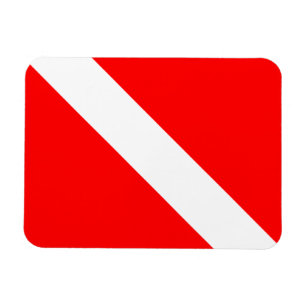 Ímã Mergulhar Sinalizador Scuba Diver para Baixo