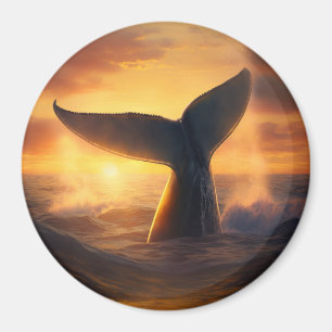 Imã Mergulhe no pôr do sol: Mergulho no ímã da baleia