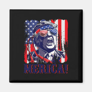 Imã Merica 4 de julho Bandeira Americana Murica merica