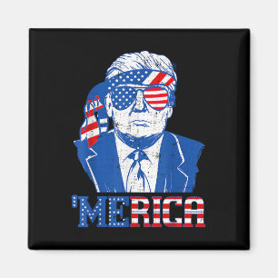 Imã Merica Donald Trump - Engraçado Trump 4 De Julho D
