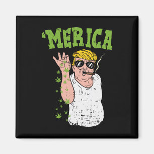 Imã Merica Trump Bae Fumando Erva Engraçada Stoner Gif